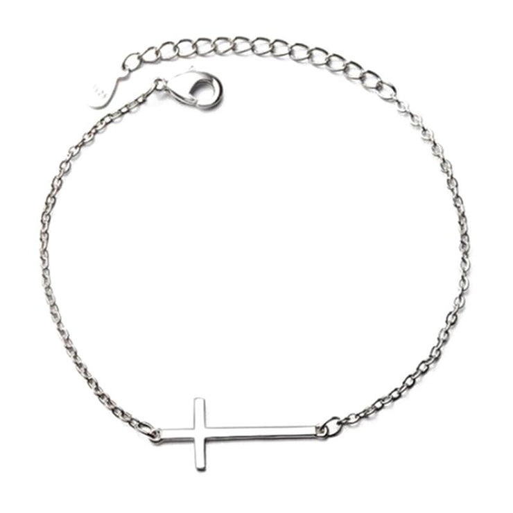 Pulsera religiosa Cross Silver 925