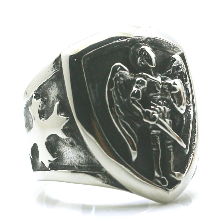 Anillo religioso Santo Michael Arcángel