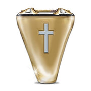 Anillo cristiano de Jesús Cross