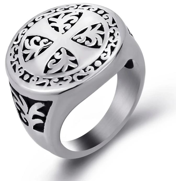 bague croix pattée